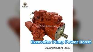 Upgrade der Bagger-Hydraulikpumpe