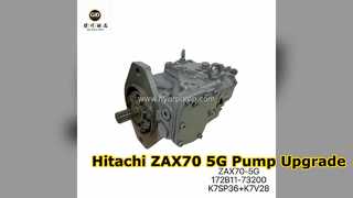 Hitachi ZAX70-5G Pumpe 172B11-73200 Einschalten